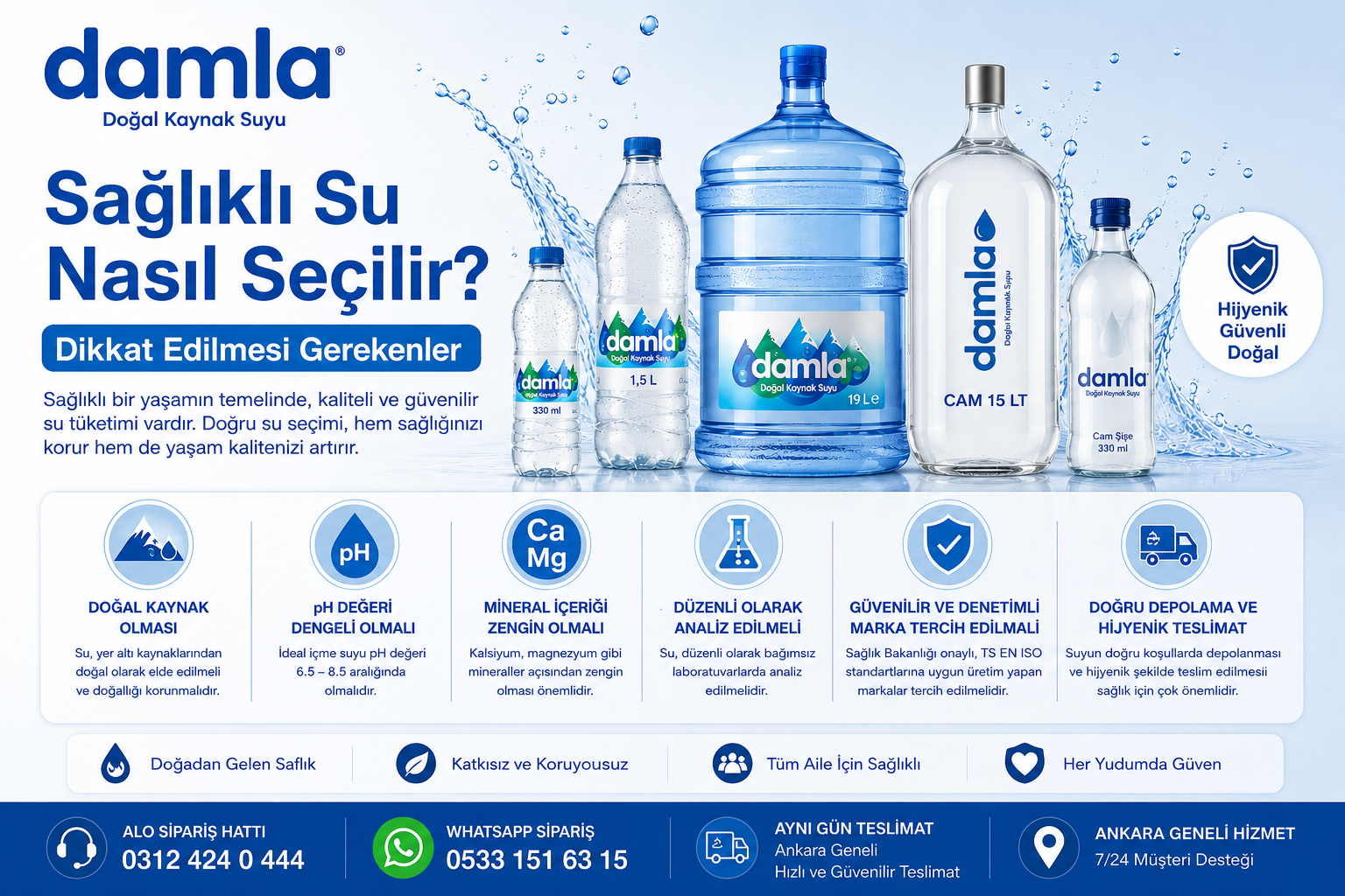 Sağlıklı Su Nasıl Seçilir? Dikkat Edilmesi Gerekenler